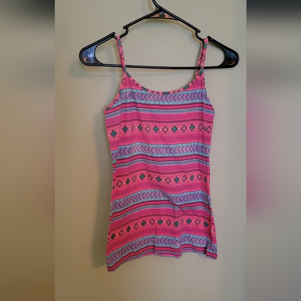 Geometric printed tank top